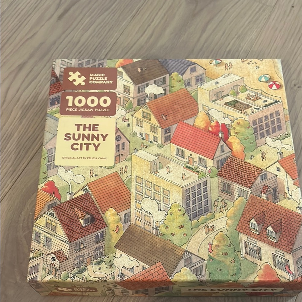 The Sunny City Jigsaw Puzzle - 1000 Pieces
